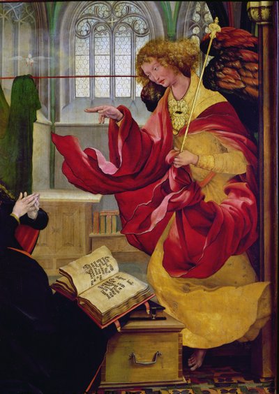 Archangel Gabriel (detail) by Matthias Grünewald